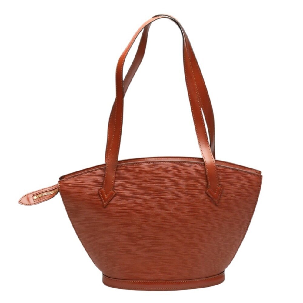 LOUIS VUITTON Authentic Brown Leather Tote Bag - Picture 2 of 16
